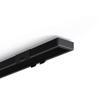 Stabile Halter in Schwarz für die sichere Fixierung von LED-Aluminiumprofilen